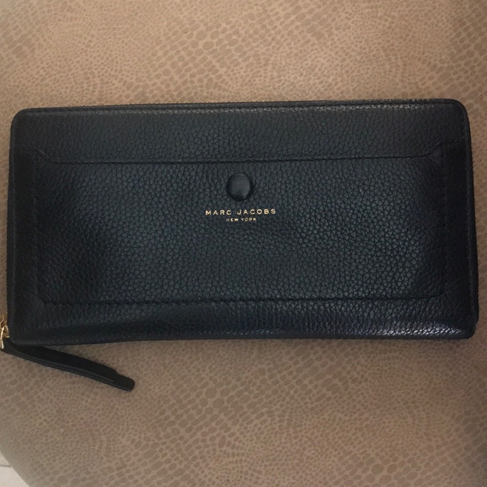 Marc Jacobs Black Leather Wallet